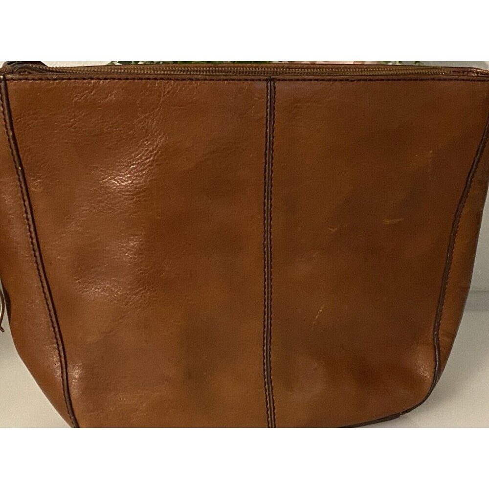 Vintage Etienne Aigner Leather Crossbody Shoulder Bag Purse Brown Boho Organizer - Picture 10 of 16